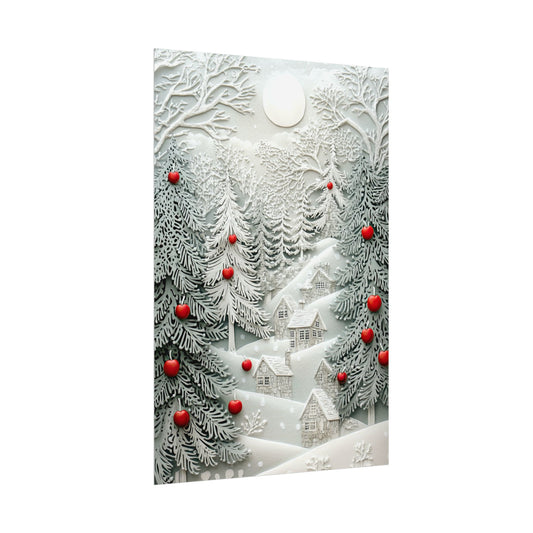 Silent Night in Red and White