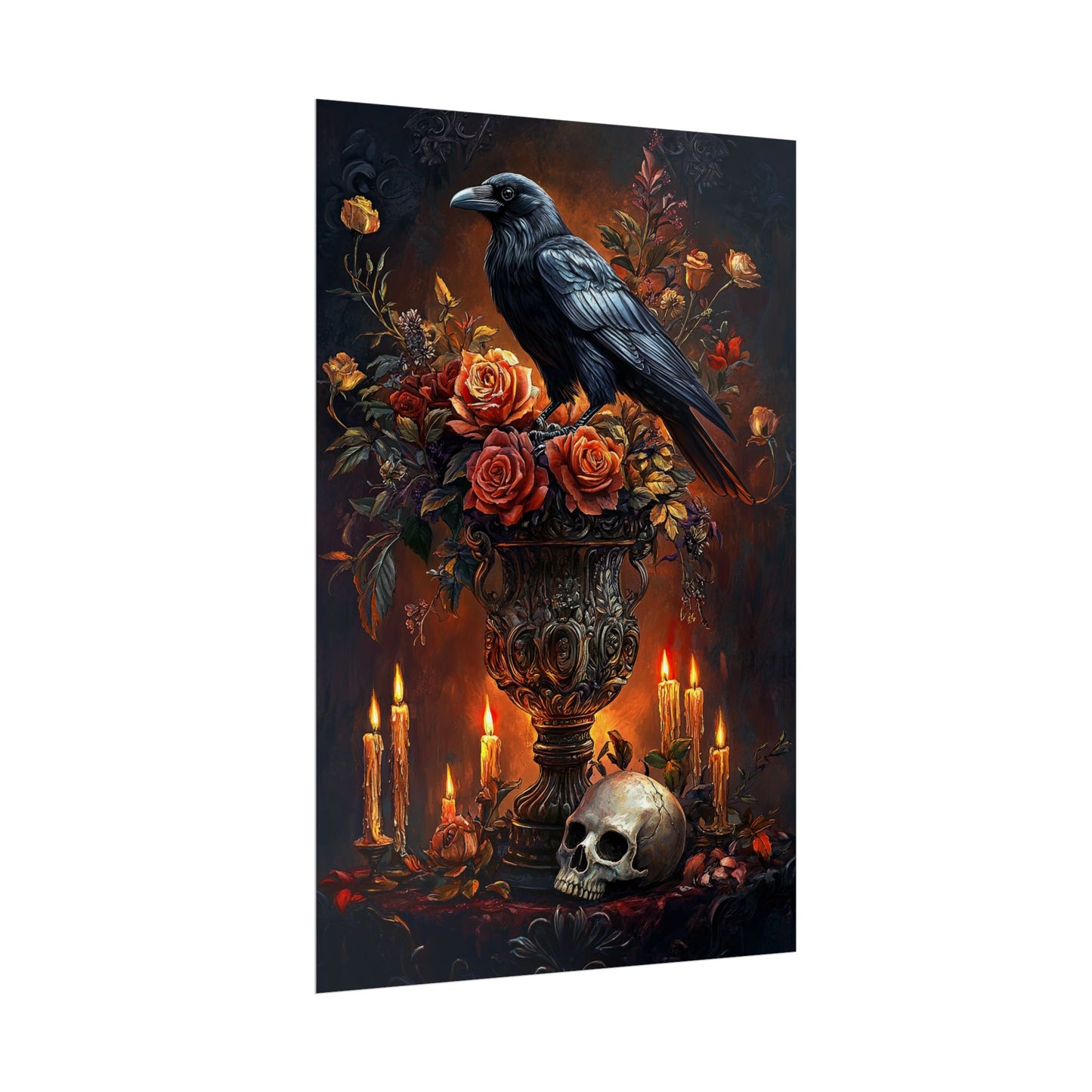 Candlelight Raven