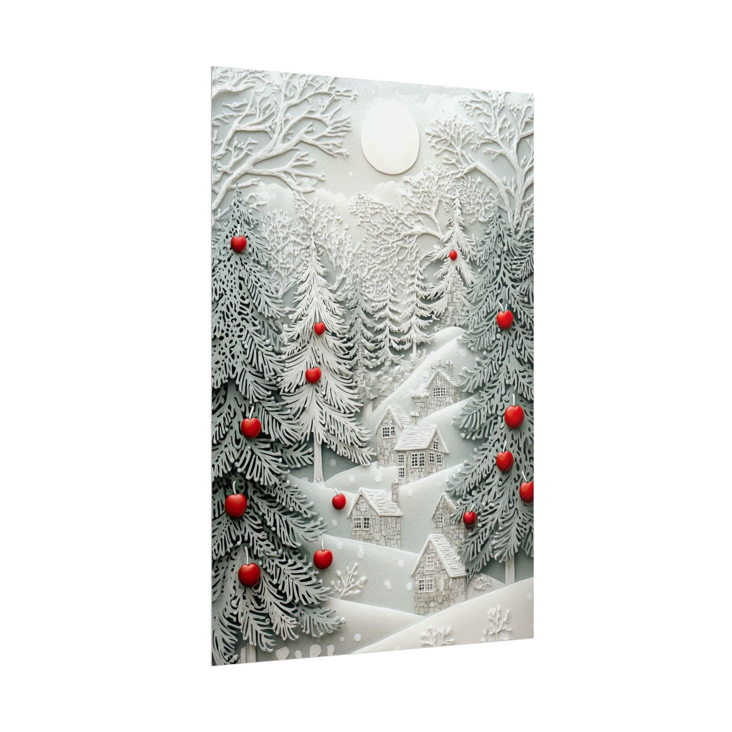 Silent Night in Red and White