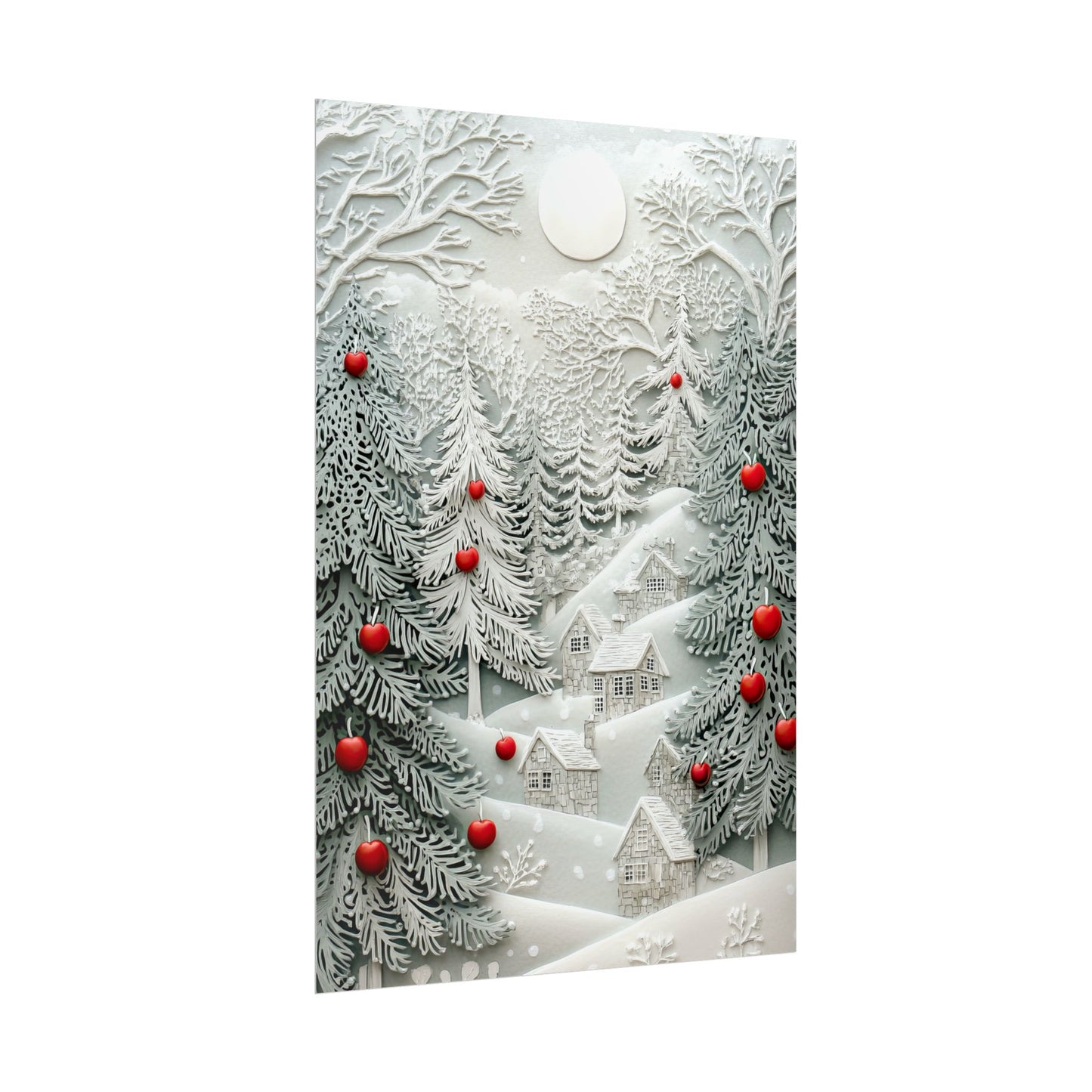 Silent Night in Red and White