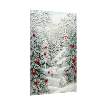 Silent Night in Red and White