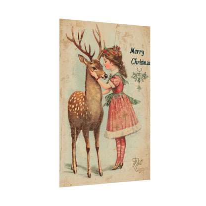 A Girl and Her Reindeer
