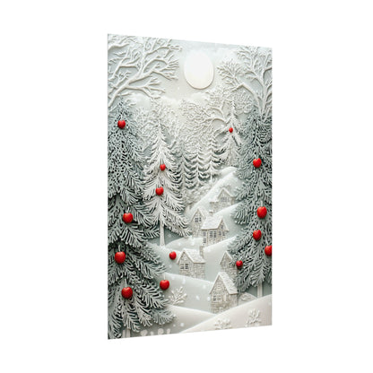 Silent Night in Red and White