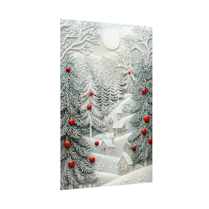Silent Night in Red and White