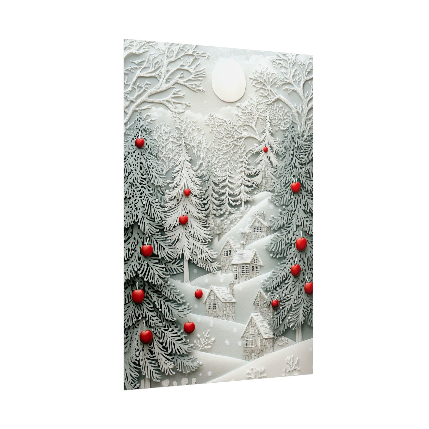 Silent Night in Red and White
