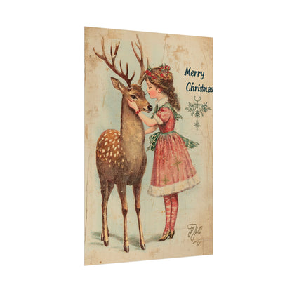 A Girl and Her Reindeer